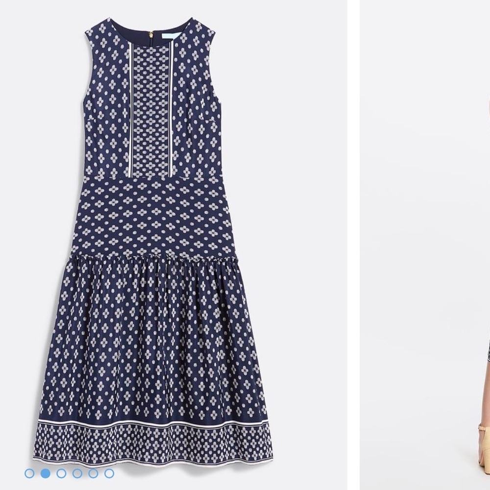 NWT Draper James Geo Magnolia Midi Dress